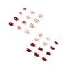12 Sizes-24 Pcs Press On Nails JP1460