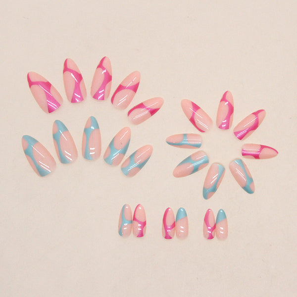 12 Sizes-24 Pcs Press On Nails W800
