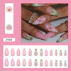 12 Sizes-24 Pcs Press On Nails Z998