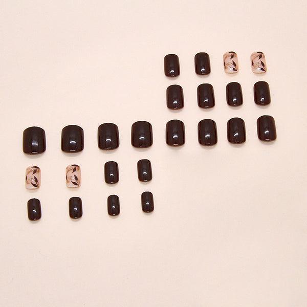 12 Sizes-24 Pcs Press On Nails W1882