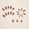 12 Sizes-24 Pcs Press On Nails Z591