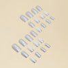 12 Sizes-24 Pcs Press On Nails Y029
