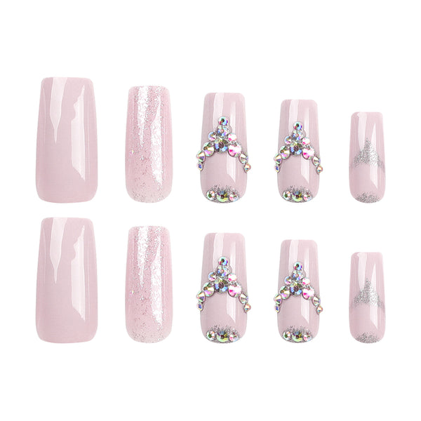 12 Sizes-24 Pcs Press On Nails JP3118