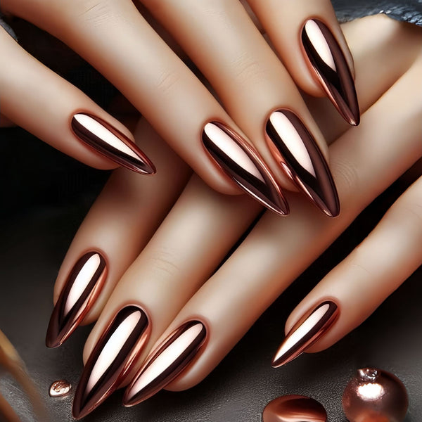 12 Sizes-24 Pcs Press On Nails Y1467