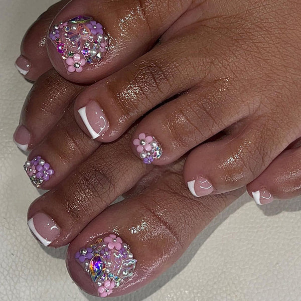 12 Sizes-24 Pcs Press On Nails JP3343