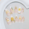12 Sizes-24 Pcs Press On Nails Z1243