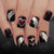 12 Sizes-24 Pcs Press On Nails C1510