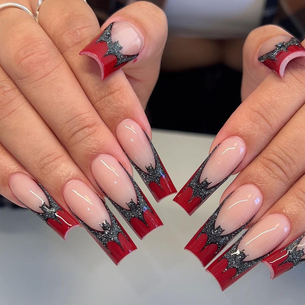 12 Sizes-24 Pcs Press On Nails JP3050