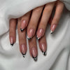 12 Sizes-24 Pcs Press On Nails BZ1417