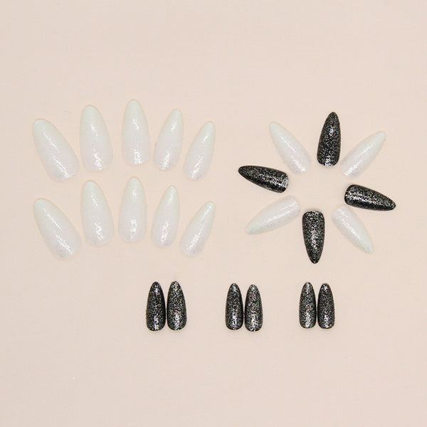 12 Sizes-24 Pcs Press On Nails W581