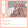 12 Sizes-24 Pcs Press On Nails F166