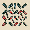 12 Sizes-24 Pcs Press On Nails Y1668