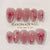 Almond Medium Pink Press on Nails