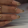 12 Sizes-24 Pcs Press On Nails BZ1417