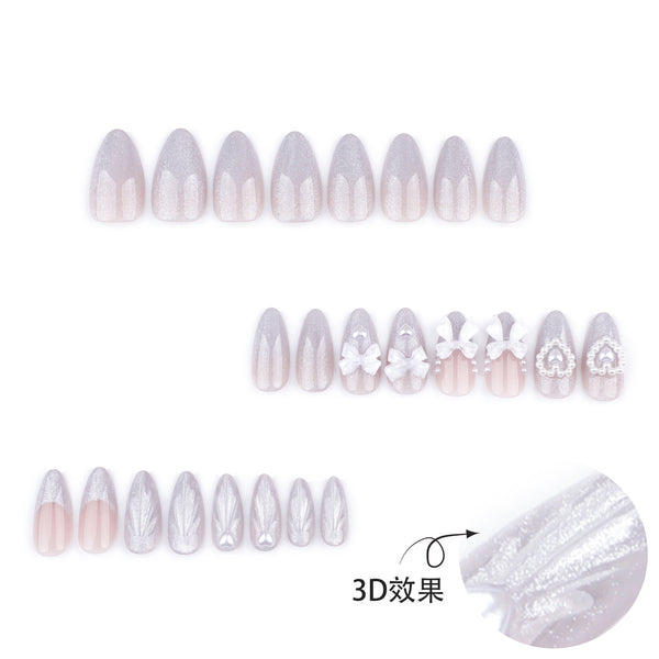 12 Sizes-24 Pcs Press On Nails JP3557