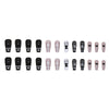 12 Sizes-24 Pcs Press On Nails W1483