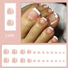 12 Sizes-24 Pcs Press On Nails C400