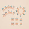 12 Sizes-24 Pcs Press On Nails W1630