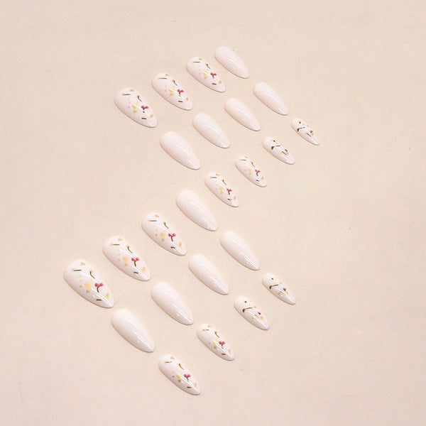 12 Sizes-24 Pcs Press On Nails W726
