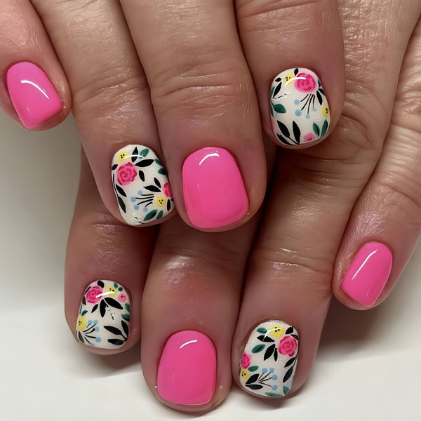 12 Sizes-24 Pcs Press On Nails Y745