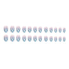 12 Sizes-24 Pcs Press On Nails W902