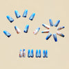 12 Sizes-24 Pcs Press On Nails Y1222
