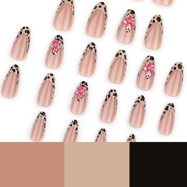 12 Sizes-24 Pcs Press On Nails JP3567