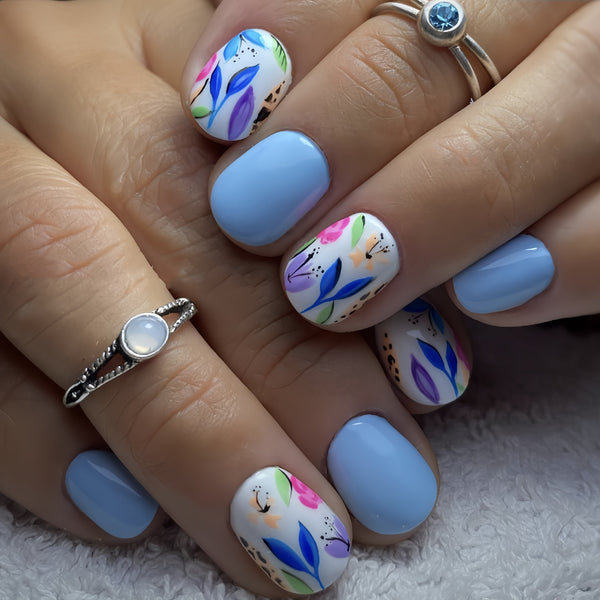 12 Sizes-24 Pcs Press On Nails Y779