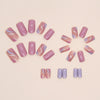 12 Sizes-24 Pcs Press On Nails W899