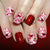 12 Sizes-24 Pcs Press On Nails C1463