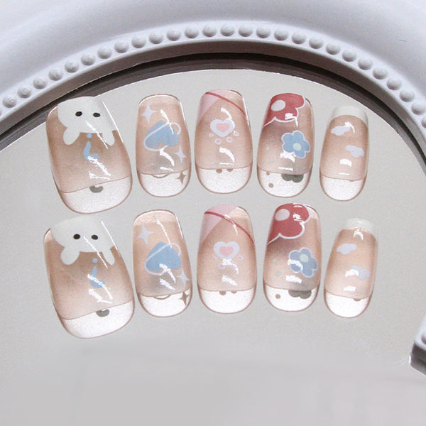 30 Pcs Press On Nails R916