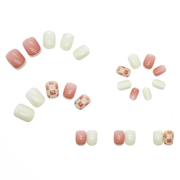 12 Sizes-24 Pcs Press On Nails R272
