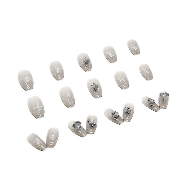 12 Sizes-24 Pcs Press On Nails Z487