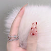 12 Sizes-24 Pcs Press On Nails Z044