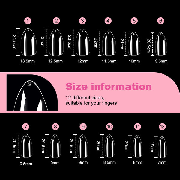 120 Pcs Press On Nails BP002