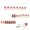 12 Sizes-24 Pcs Press On Nails JP4037