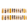 12 Sizes-24 Pcs Press On Nails Y082