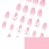 12 Sizes-24 Pcs Press On Nails JP4273