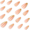 12 Sizes-24 Pcs Press On Nails JP3873