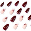 12 Sizes-24 Pcs Press On Nails JP4377