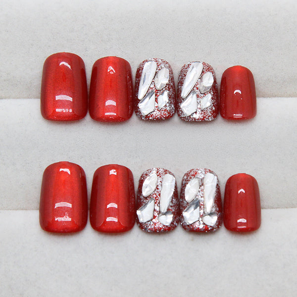 12 Sizes-24 Pcs Press On Nails MY110