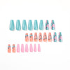 12 Sizes-24 Pcs Press On Nails JP2015