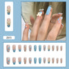 12 Sizes-24 Pcs Press On Nails Z073