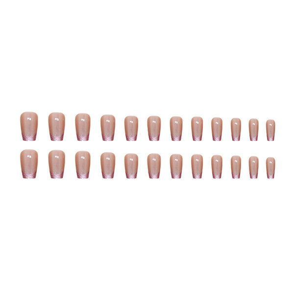 12 Sizes-24 Pcs Press On Nails W1496