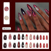 12 Sizes-24 Pcs Press On Nails W2032