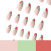 12 Sizes-24 Pcs Press On Nails JP1849