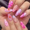 12 Sizes-24 Pcs Press On Nails YQ02