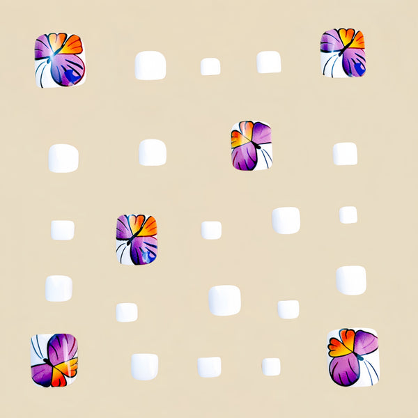 12 Sizes-24 Pcs Press On Nails Y826