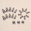 12 Sizes-24 Pcs Press On Nails W1034