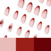 12 Sizes-24 Pcs Press On Nails JP4420
